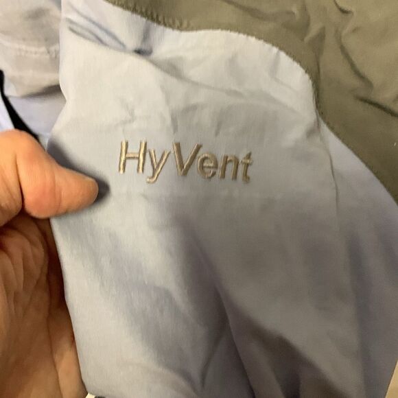 The North Face Light Blue Gray Hooded Shell Parka Jacket Size Medium - Picture 8 of 16